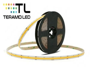 Strip Led Alta Luminosità Cob LED 12V 24W/m 3000 Lumen Al Metro DIMMERABILE IP65 - Foto 1 di 6