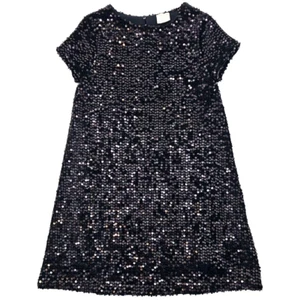 Zara Mädchen Elegantes Kleid Kurzarm Paillettenkleid in Gr. 116/122 (6-7 Jahre) - Bild 1 von 6
