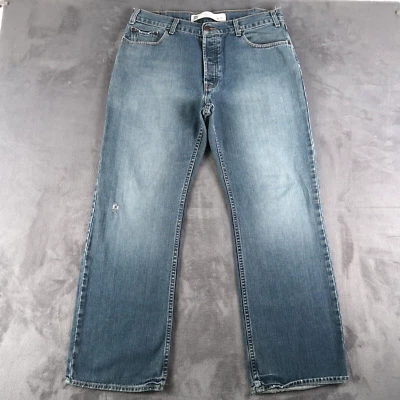 Vintage Gap 36x34 Loose Boot Cut Jeans Retro Grunge Faded Y2K Denim Blue - Image 1 of 4