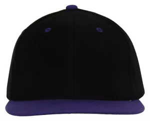 Snapback ajustable negro/púrpura - Imagen 1 de 3