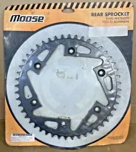 Moose Racing Rear Sprocket 7075 T6 M601-46-48 RYZ 83-98 51T 46-48 NOS Aluminum - Picture 1 of 10
