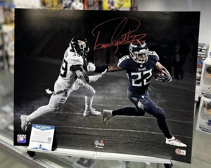 Derrick Henry Signed Autographed 16x20 NFL Photo Tennessee Titans - Beckett - Picture 1 of 3