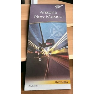 Arizona New Mexico State Map Transportation Travel Highway Map 2018 AAA - Picture 1 of 12
