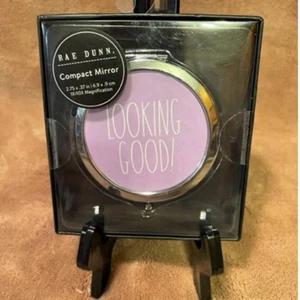 Rae Dunn Beauty Essentials, "LOOK GOOD!" Kompaktspiegel - Neu in Verpackung - Bild 1 von 2
