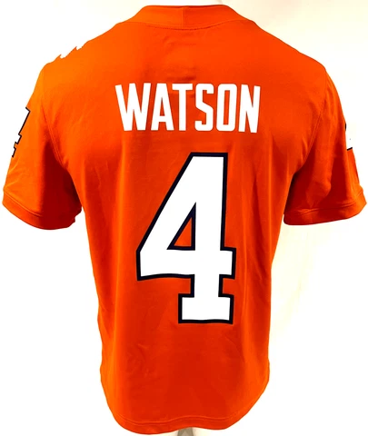 Clemson University SC NCAA 4 Dawshaun Watson Nike Team Football Jersey Mens M Cover