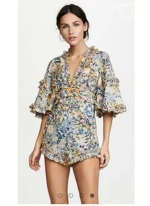 Alice McCall Playsuit AU 6 US 2 Choose Me Cotton Romper Frill Parry Festival - Picture 1 of 17