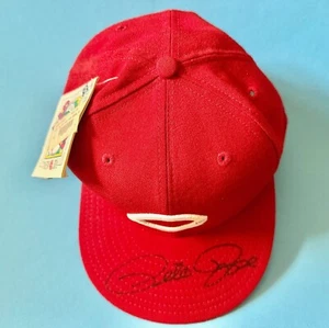 PETE ROSE - CINCINNATI REDS BASEBALL CAP SIGNED In-Person in Vegas NewEra Hat - Picture 1 of 9
