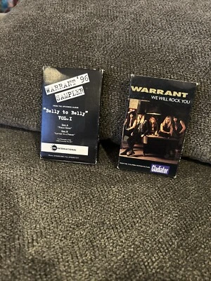 Warrant Cassette Tape Single Lot Sampler 1996 Belly To Belly & We Will Rock You - Image 1 of 4