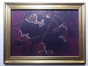 ANGELA AVITIA SIGNIERTES GEMÄLDE ORIGINAL ABSTRAKT MODERN AMERIKANISCHER KÜNSTLER - Bild 1 von 7