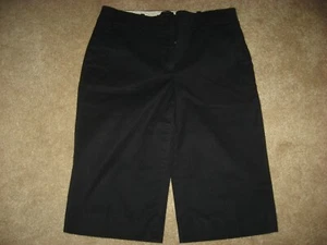 Womens Black TALBOTS Chelsea Stretch Front Shorts 2 Petite - Picture 1 of 2