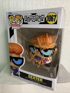 Funko Pop! Cartoon Network "Dexter" #1067 Dexter Candi Milo firmado certificado de autenticidad SWAU - Imagen 1 de 8