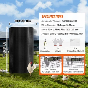 Succebuy Hardware Cloth Galvanized Wire Mesh Roll Vinyl Coating Metal Wire Mesh - Picture 1 of 20