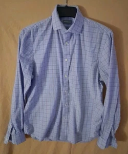 Michael Kors Slim Fit Stretch Herren Langarm Hemd mit Knopfleiste Gr. L 16 34/35 - Bild 1 von 8