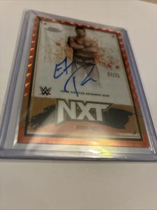 2025 Topps Chrome WWE - Nxt Autographs Ethan Page #NXT-EPG Orange Refractor /25  - Bild 1 von 3