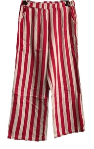 Studio Untold, Gestreifte Hose, Pink /weiss - Bild 1 von 2