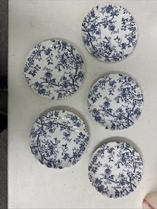 Johnson Brothers Old Bradbury Blue Saucers 5.5” - Picture 1 of 14
