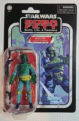 孩之宝星球大战复古系列波巴·费特 3.75 英寸可动人偶 VC278 — 第 1/2 张图片