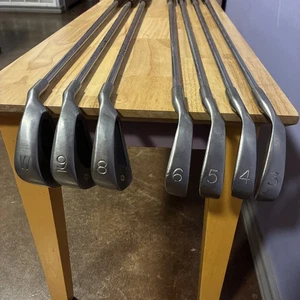 Vintage Ping Set Of Black Dot Karsten II Irons (missing the 7 Iron) USED Cond - Picture 1 of 12