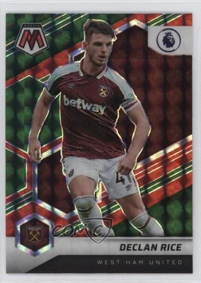 2021-22 Panini Mosaic Premier League Choice Red & Green Prizm Declan Rice #82 - Image 1 of 2