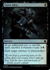 MTG Foundations FOIL Eaten Alive C 172 NM - Picture 1 of 2