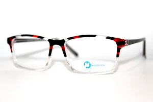 NUEVOS MARCOS DE GAFAS AUTÉNTICOS NEGROS MARRONES ÓPTICOS MODERNOS 54-16-135 MM - Imagen 1 de 7