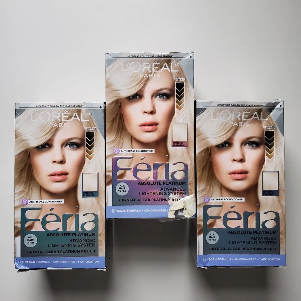 Loreal Paris Feria Absolute Extreme Platinum Hair Lightening System