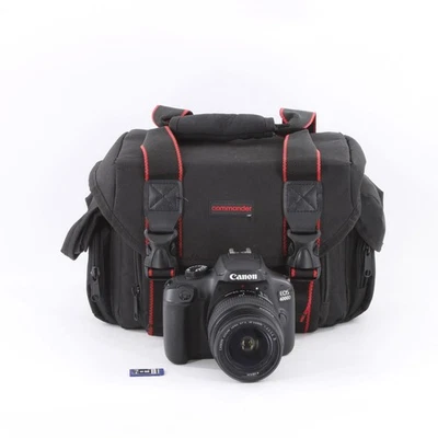 Canon EOS 4000D DSLR Camera with EF-S 18–55mm f/3.5–5.6 III Lens (FPP010654) - Image 1 of 4