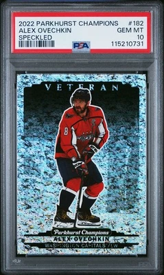 2022 Upper Deck Parkhurst Champions - Alex Ovechkin Speckled PSA 10 POP 1 - Image 1 of 2