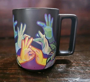 Starbucks ASL Coffee Mug 2021 Black Multicolor Hands American Sign Language 12oz - Bild 1 von 7
