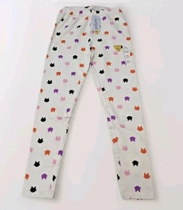 Cat & Jack XXL (16-18) Multicilored Cat Head Leggings Halloween Spooky - Picture 1 of 5