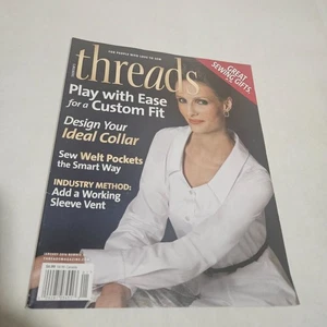 Taunton's Threads Magazine January 2016 Number 182 Ideal Collar Welt Pockets - Picture 1 of 4