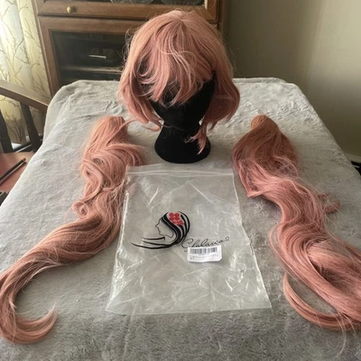 Peluca Bob - Peluca corta con cosplay con flequillo más 2 pelucas con clip a juego para adultos Foto 1 de 4