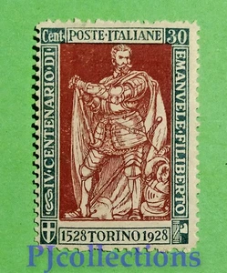U389-REGNO D'ITALIA 1928 EMANUELE FILIBERTO E LA VITTORIA 30c D. 13 3/4 MNH - Picture 1 of 2
