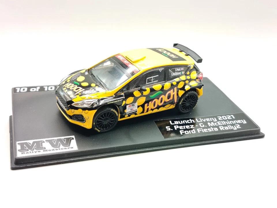 1:43 Ford Fiesta Rally2 Seb Perez livrea lancio 2021 raro!! - Immagine 1 di 4