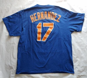 Keith Hernandez #17 New York Mets Majestic Jersey T-Shirt - Größe XL - Bild 1 von 5