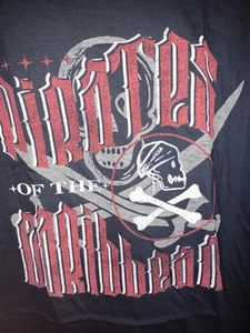 Disney Pirates Of The Caribbean Captain Jack Two-Sided T-Shirt 2XL NEW /w TAGS - Picture 1 of 8