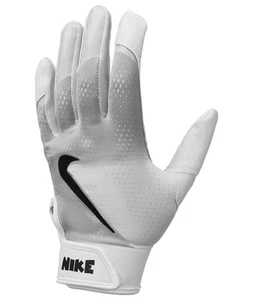 Nike Hyperdiamond 3.0 Youth Baseball Batting Gloves Pair LG White | White - Picture 1 of 1