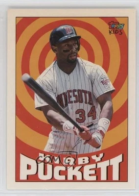 1992 Topps Kids Kirby Puckett #109 HOF - Image 1 of 2