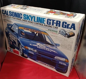 Tamiya 1/10 Calsonic Skyline GT-R GR.A Ltd kit in scatola tutte le parti incl assemblato JP - Foto 1 di 4