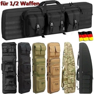 XXL Waffentasche Waffenfutteral Gewehrtasche Gewehrkoffer für 1/2 Waffen Pistole - Bild 1 von 14
