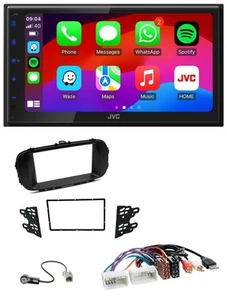 JVC Bluetooth 2DIN MP3 DAB USB Autoradio für Kia Soul PS 14-19 schwarz AUX - Bild 1 von 10