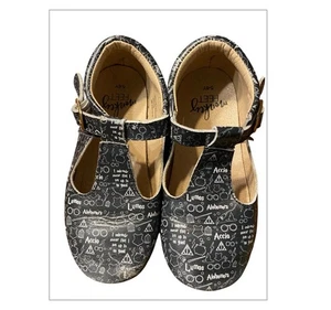Zapatos de niña de cuero negro temático Harry Potter pies de mono. Talla 5-6 años - Imagen 1 de 14