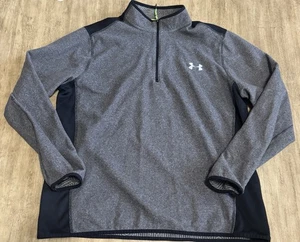 Under Armour ColdGear 1/4 Zip Pullover Sweater Herren XL Fleece grau - Bild 1 von 12