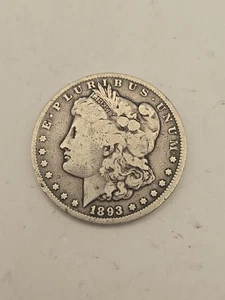 1893-CC Morgan Silver Dollar $1 Carson City Mint - Picture 1 of 6