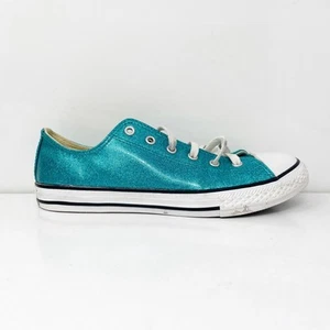 Converse Boys Chuck Taylor All Star Ox 661865C Blue Casual Shoes Sneakers Size 6 - Picture 1 of 12