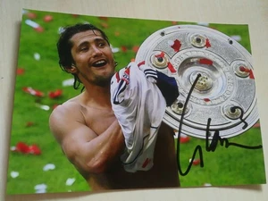 BIXENTE LIZARAZU - FUSSBALL LEGENDE - 13 X 18 cm Foto mit ORIG. Autogramm - Bild 1 von 1