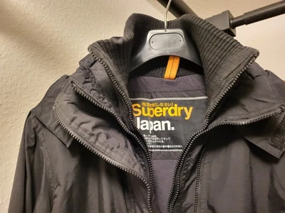 Superdry Windcheater - warme Übergangs-/Winterjacke gefüttert schwarz Gr. M - Bild 1 von 4