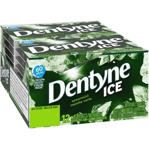 Goma burbuja de hielo, menta verde, 12 unidades {importada de Canadá} - Imagen 1 de 7