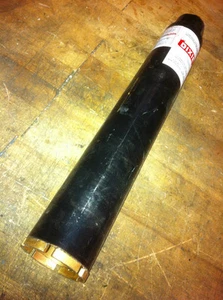 Dixie 2-1/2" Broca Núcleo Diamante Seco 1" Rosca Vástago Hormigón Broca - Imagen 1 de 2