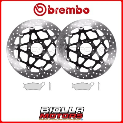 KIT PASTIGLIE + DISCHI BREMBO DUCATI SPORTCLASSIC GT 1000 2009 ANTERIORE [65 - F Foto 1 de 4